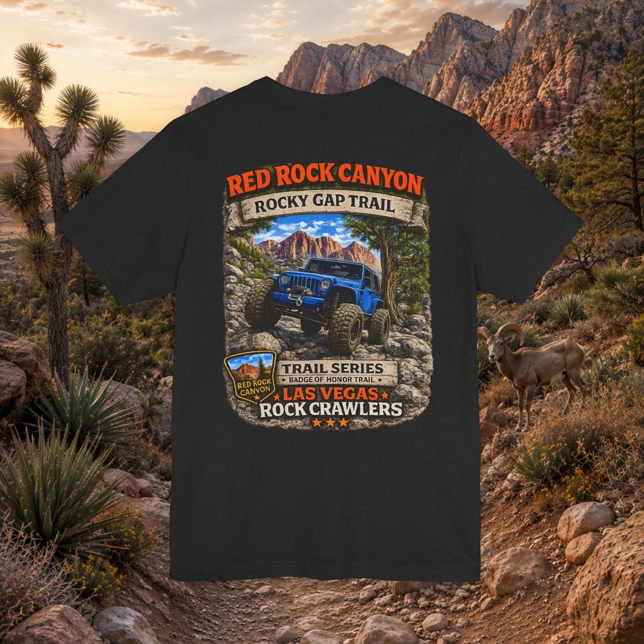 Red Rock Canyon / Rocky Gap Road Trail Series Men's Tee