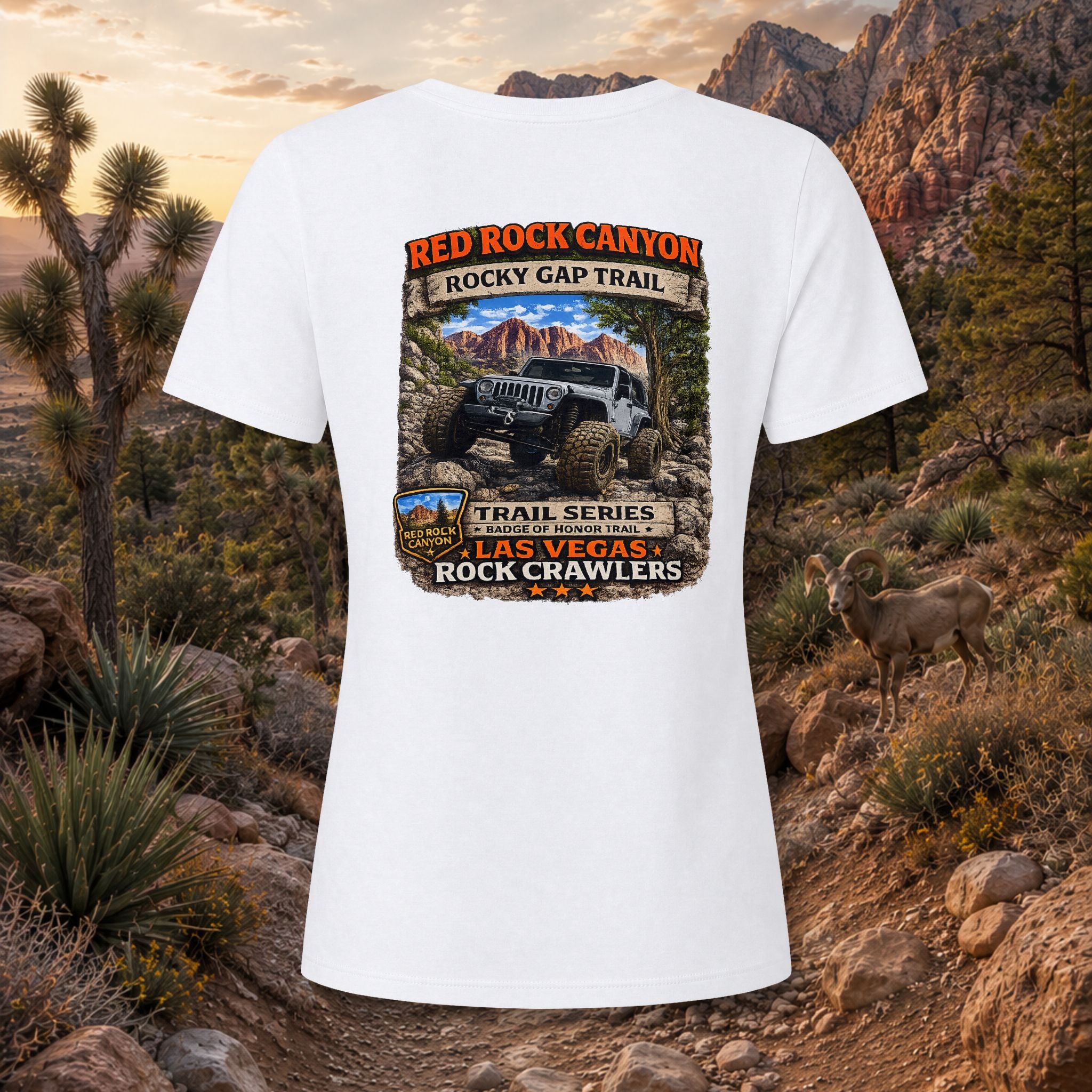 Red Rock Canyon / Rocky Gap Road Trail Series Women's V-Neck