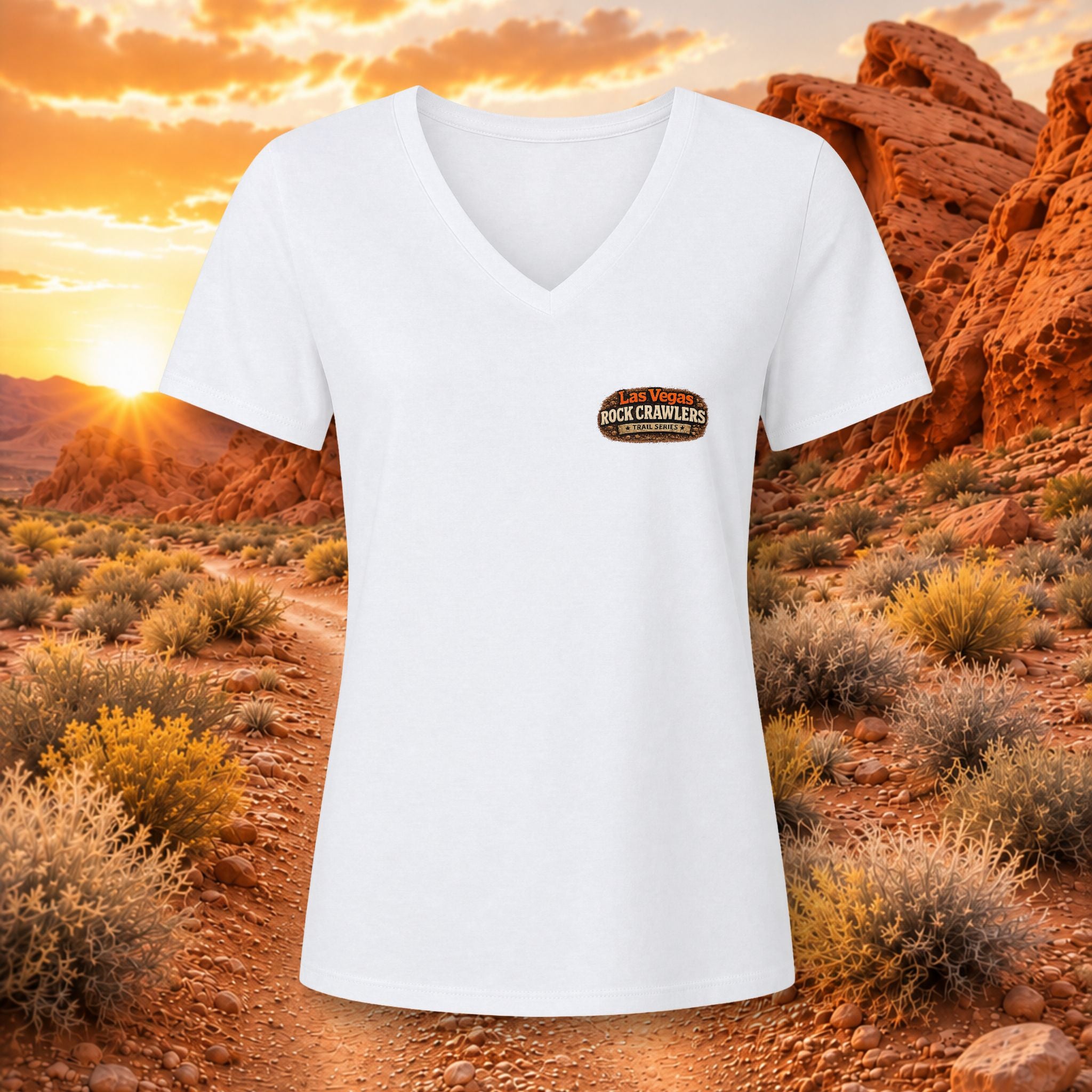 Valley of Fire / Logandale Trail Series Women's V-Neck