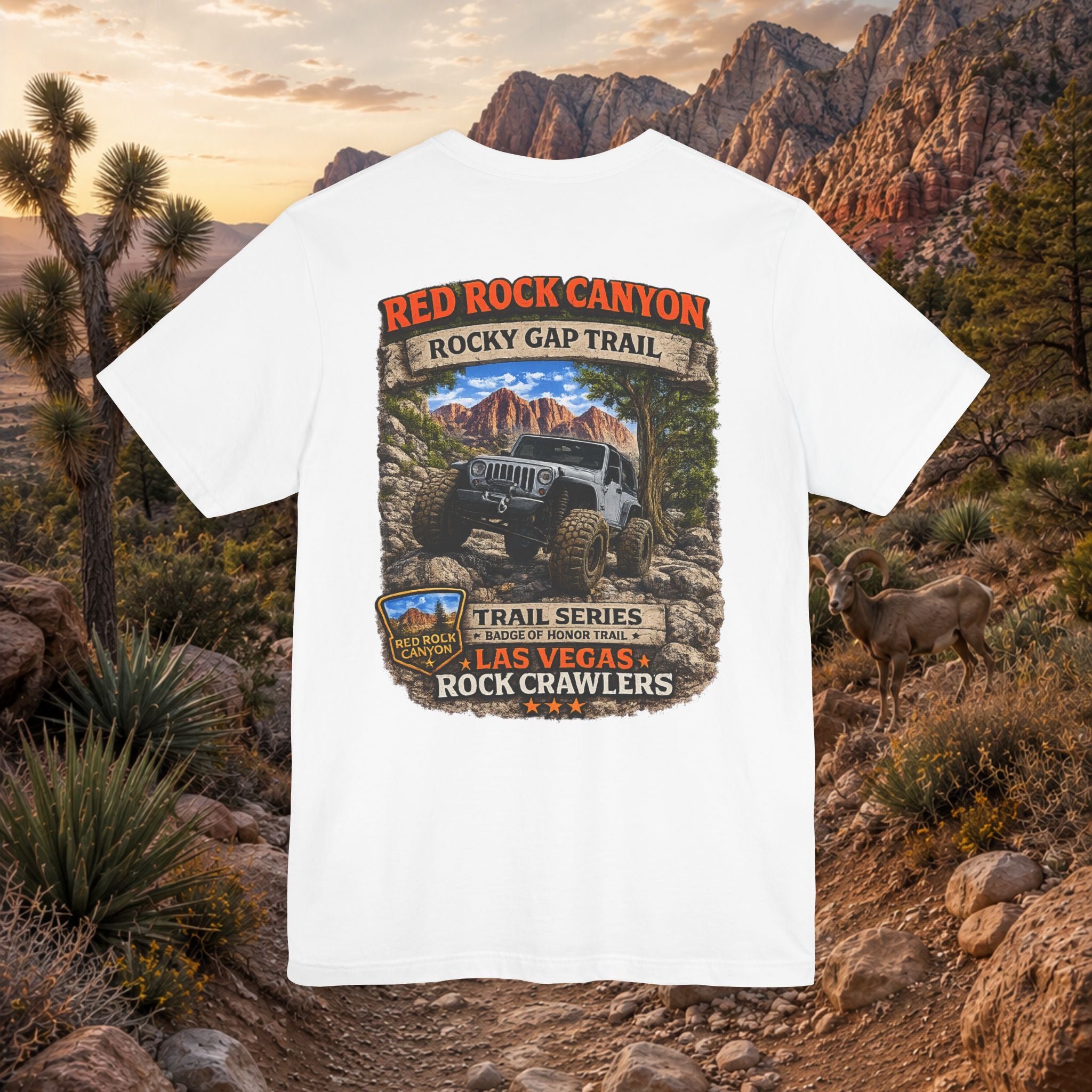 Red Rock Canyon / Rocky Gap Road Trail Series Men's Tee