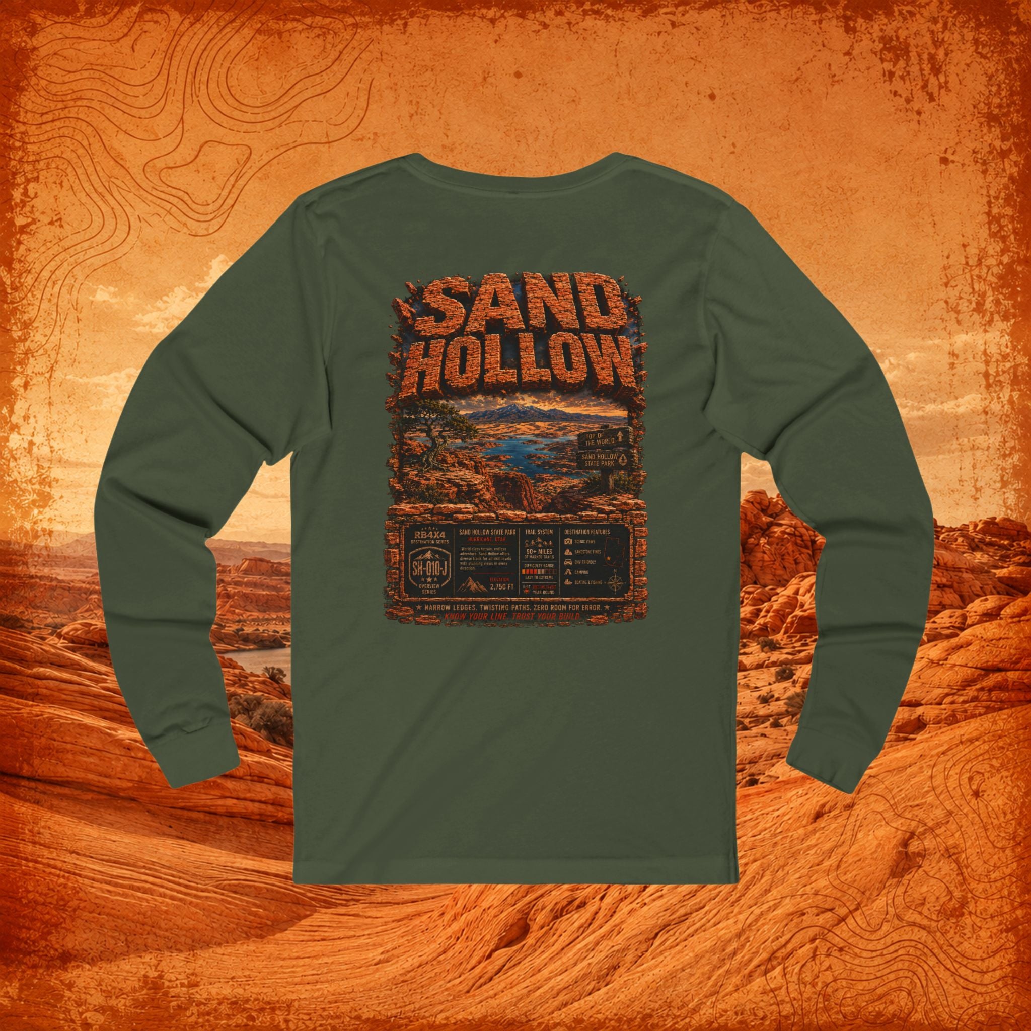 RB4x4 Sand Hollow Utah Unisex Long Sleeve