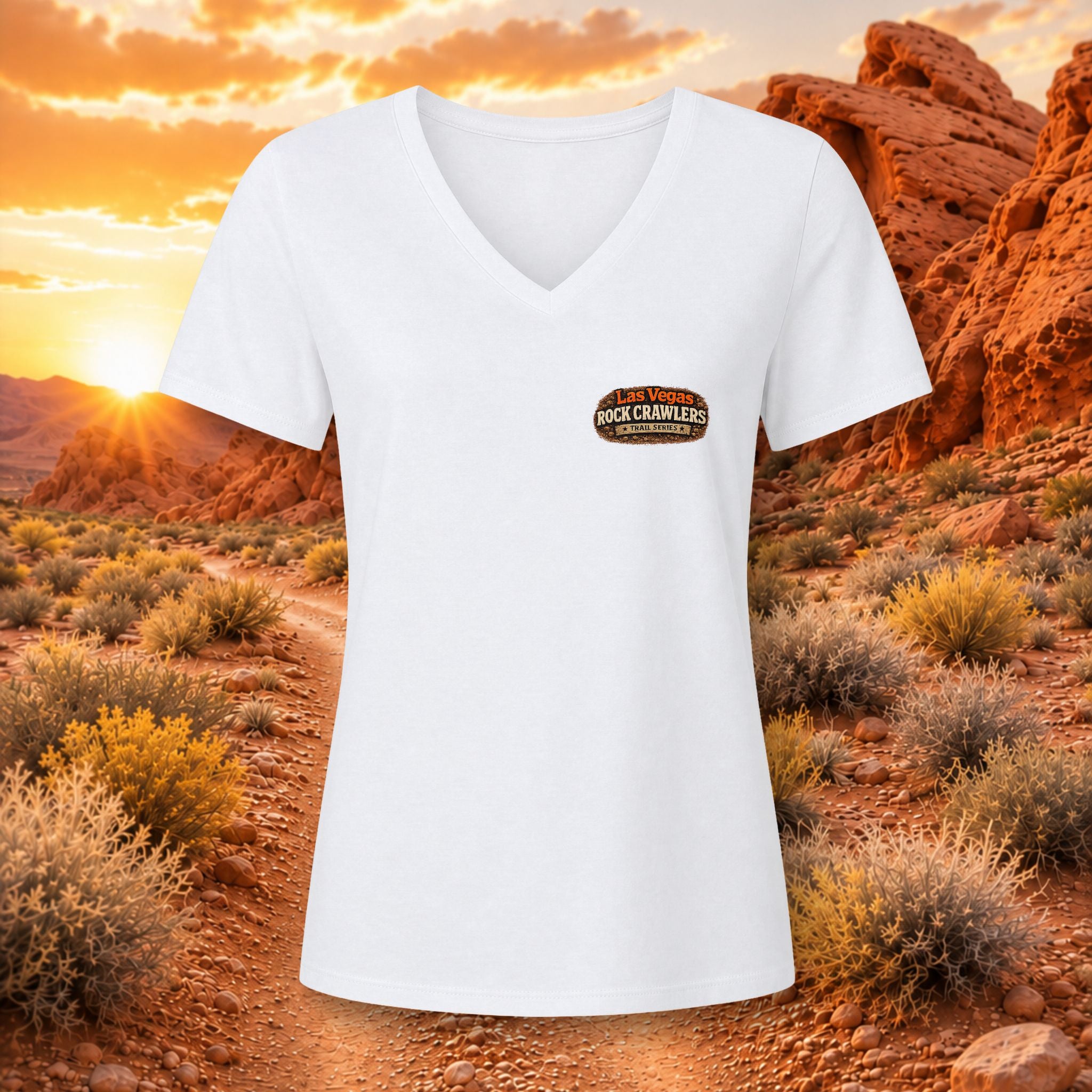 Valley of Fire / Logandale Trail Series Women's V-Neck