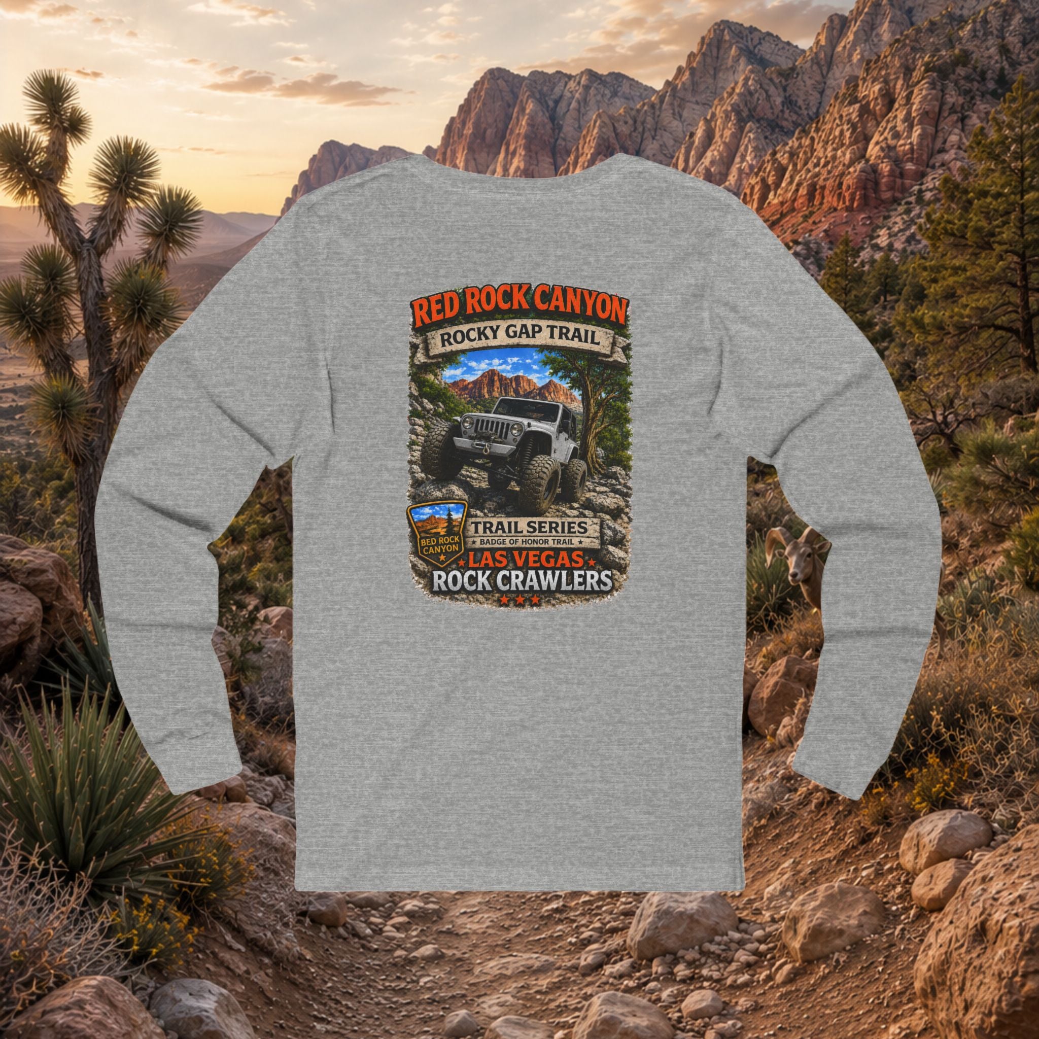 Red Rock Canyon / Rocky Gap Road Trail Series Unisex Long Sleeve