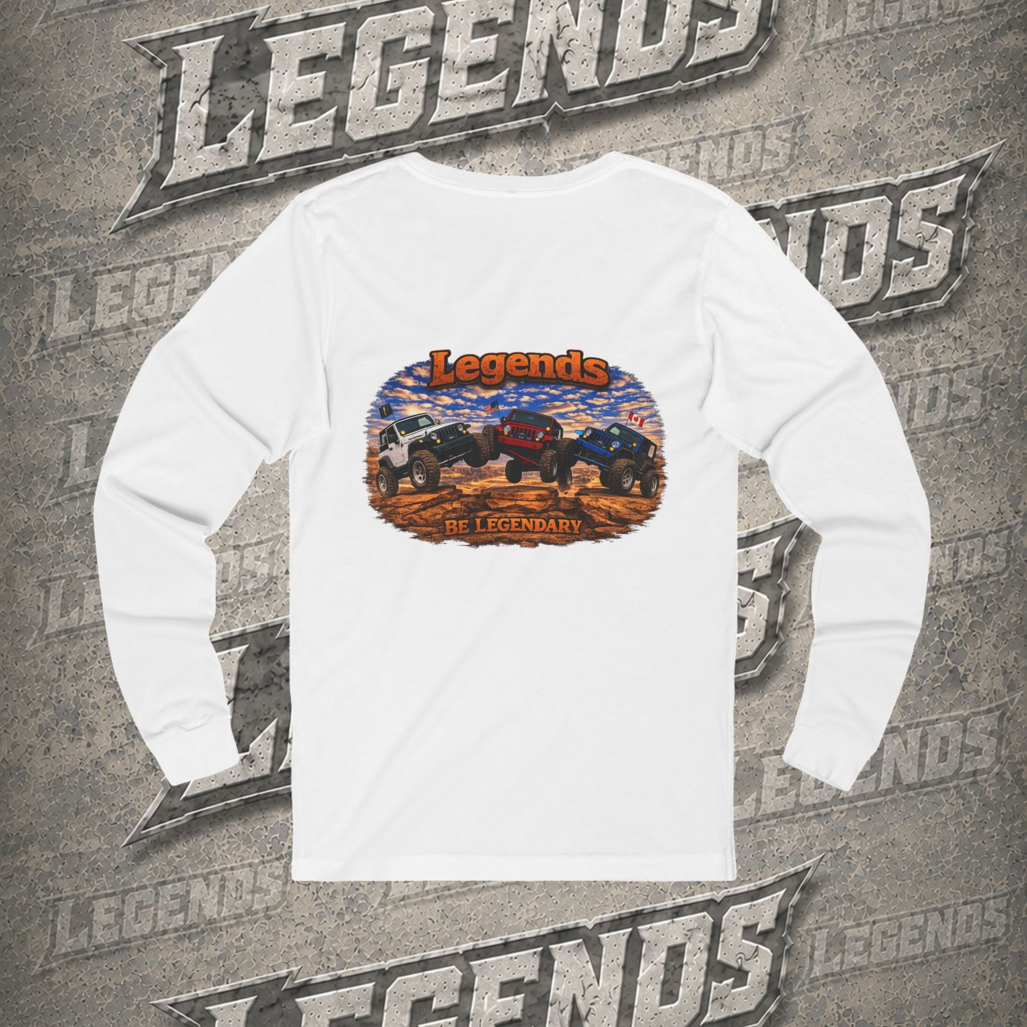 LEGEND STATUS™ Unisex Long Sleeve Tee | Earned, Not Given