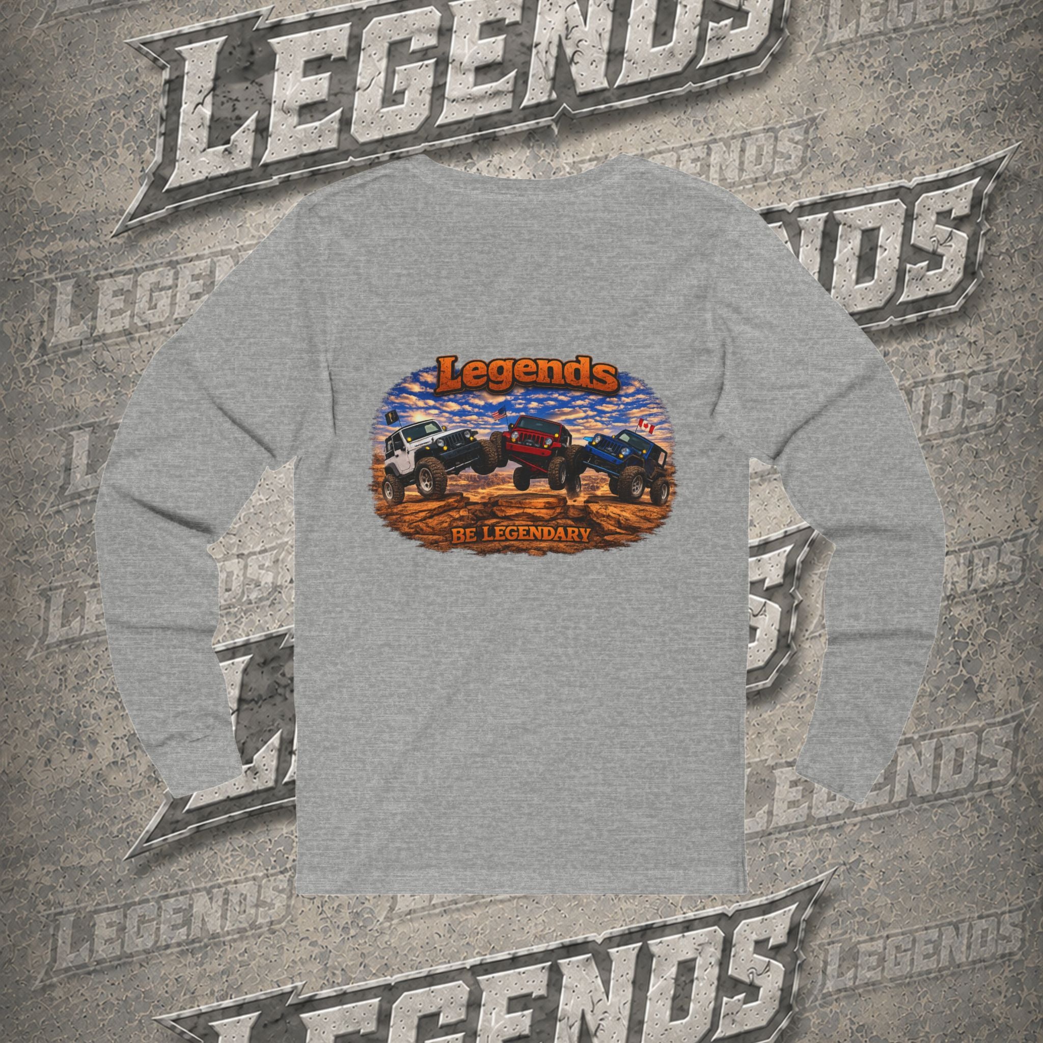 LEGEND STATUS™ Unisex Long Sleeve Tee | Earned, Not Given