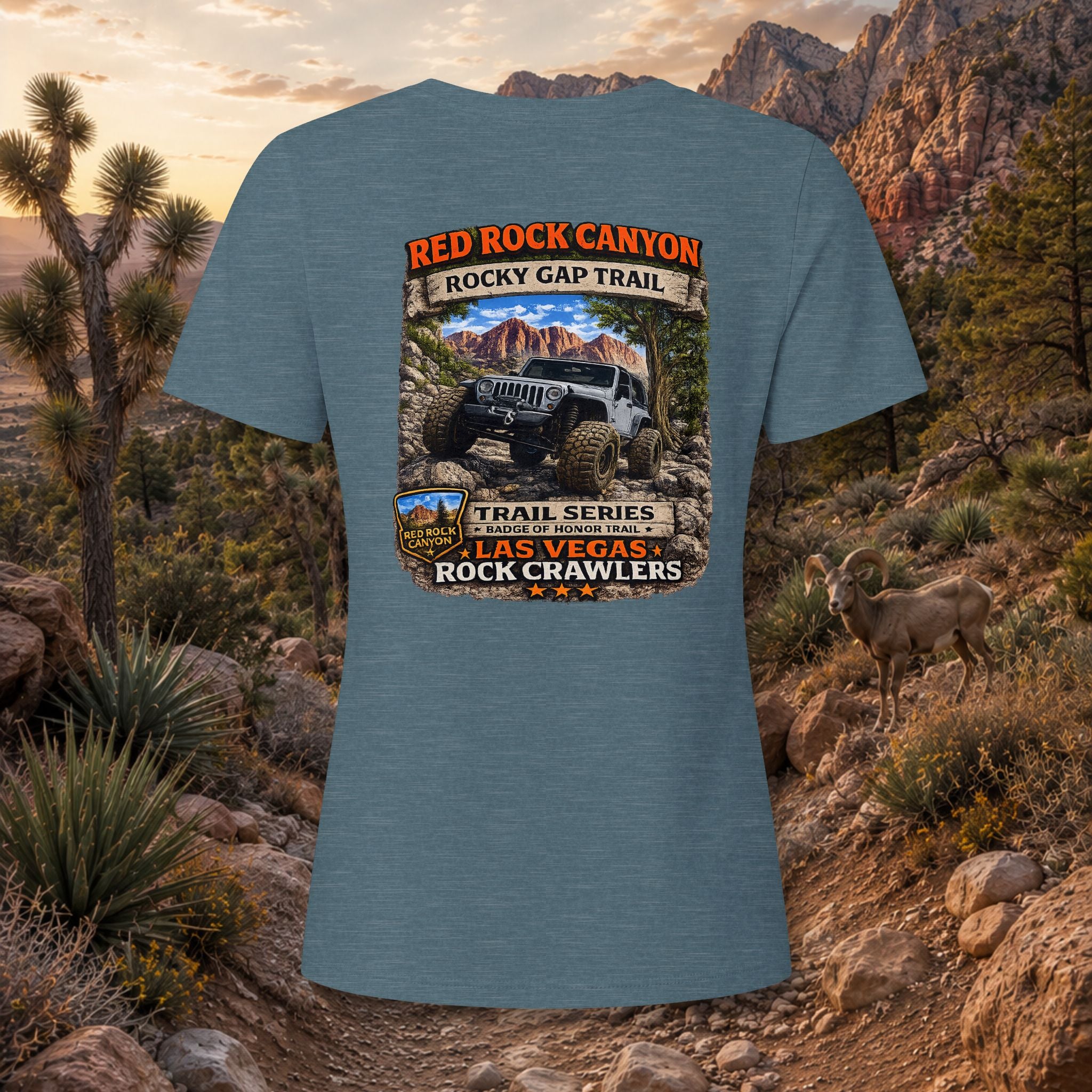 Red Rock Canyon / Rocky Gap Road Trail Series Women's V-Neck