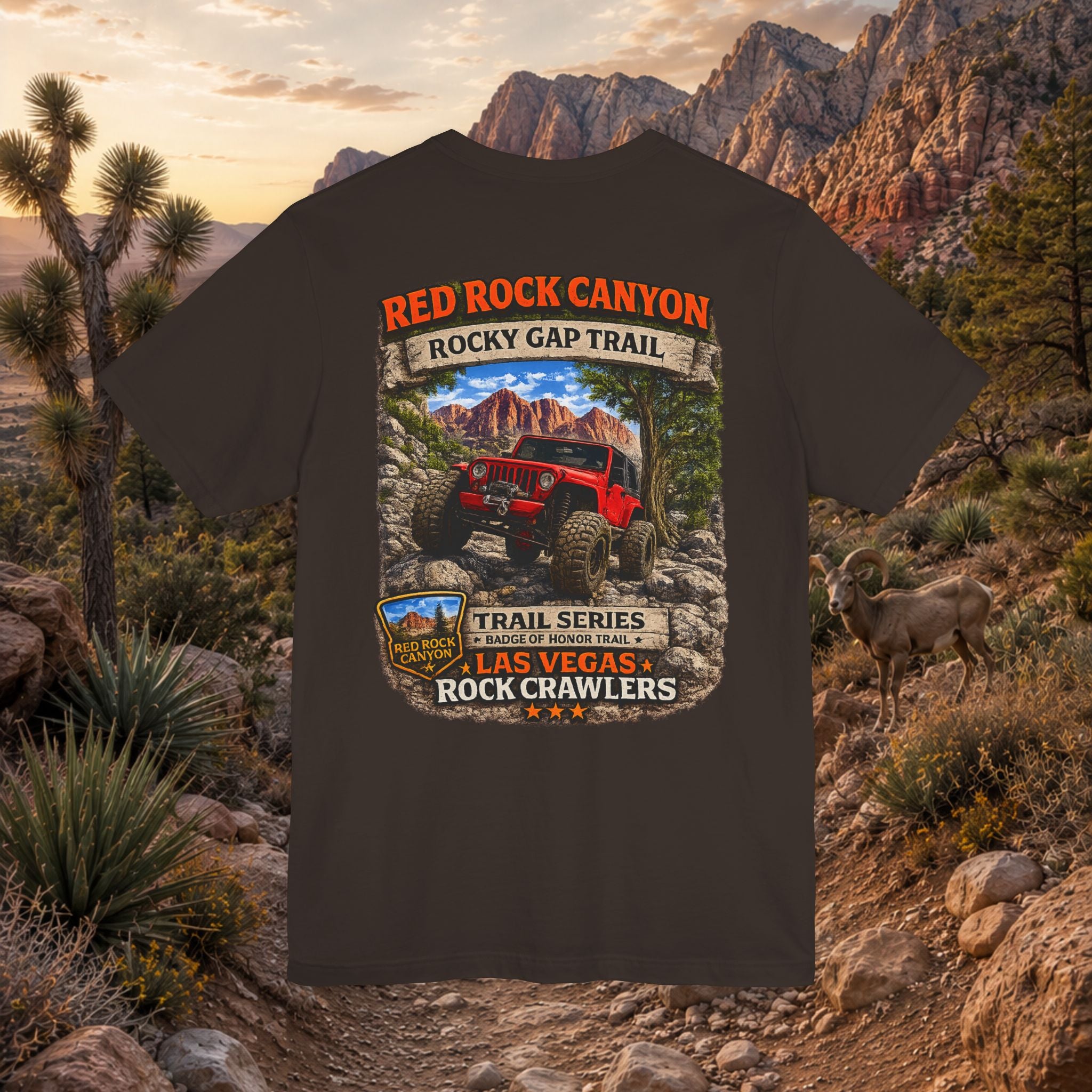 Red Rock Canyon / Rocky Gap Road Trail Series Men's Tee